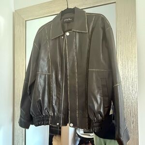 Boutique Faux Leather Jacket